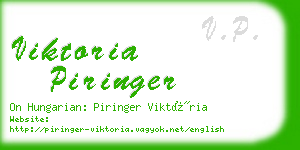 viktoria piringer business card